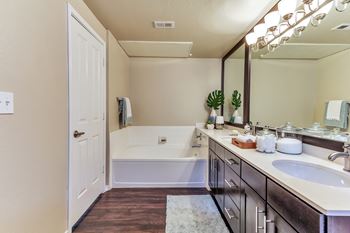 Separate shower & tub*